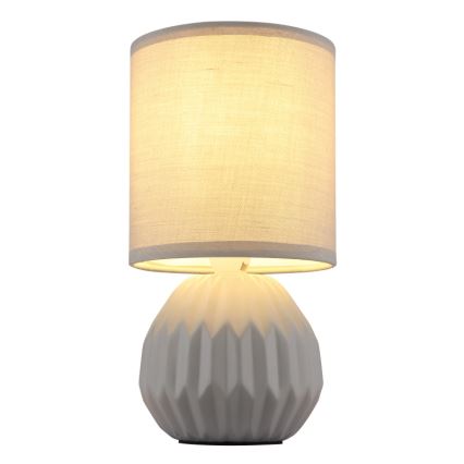 Globo - Candeeiro de mesa 1xE14/40W/230V cinzento