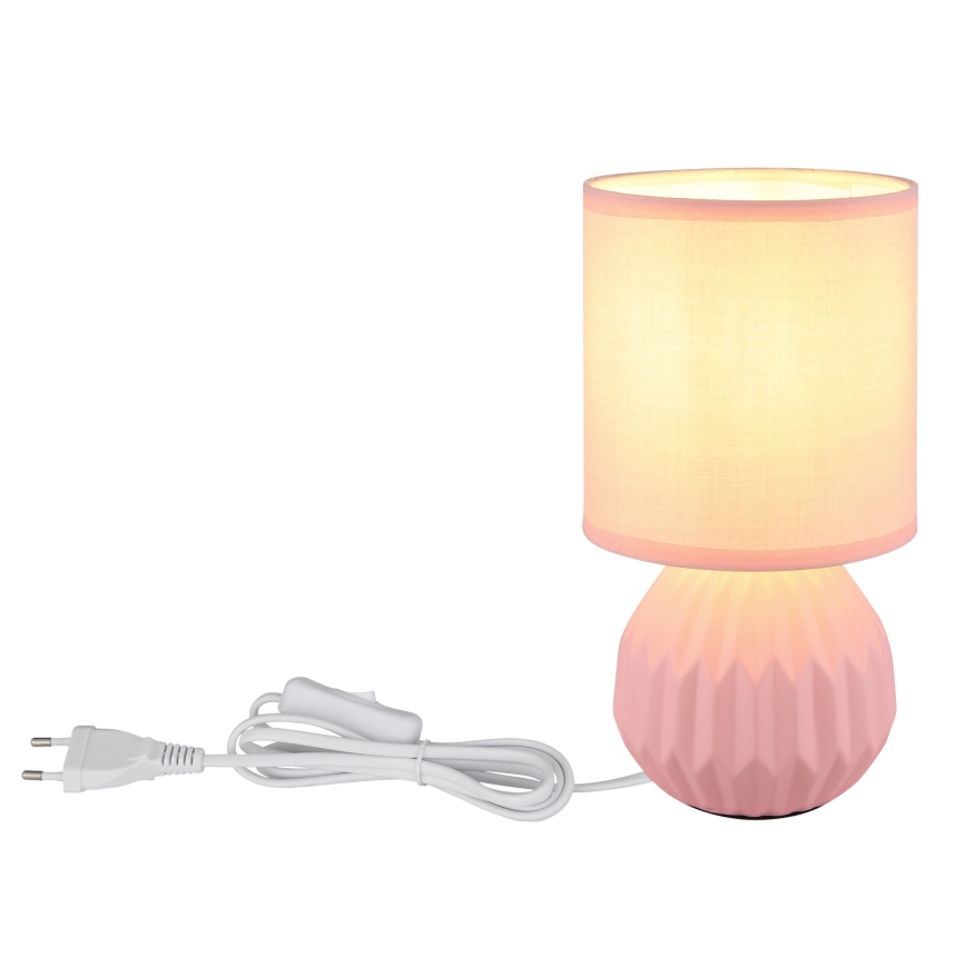 Globo - Candeeiro de mesa 1xE14/40W/230V rosa
