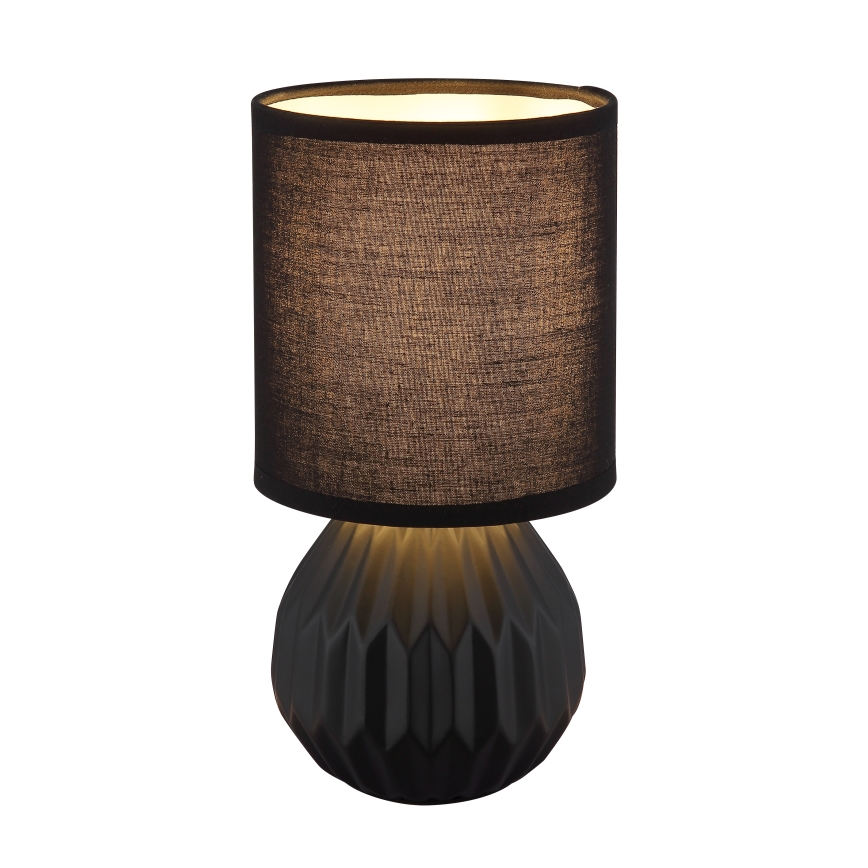 Globo - Candeeiro de mesa 1xE14/40W/230V preto