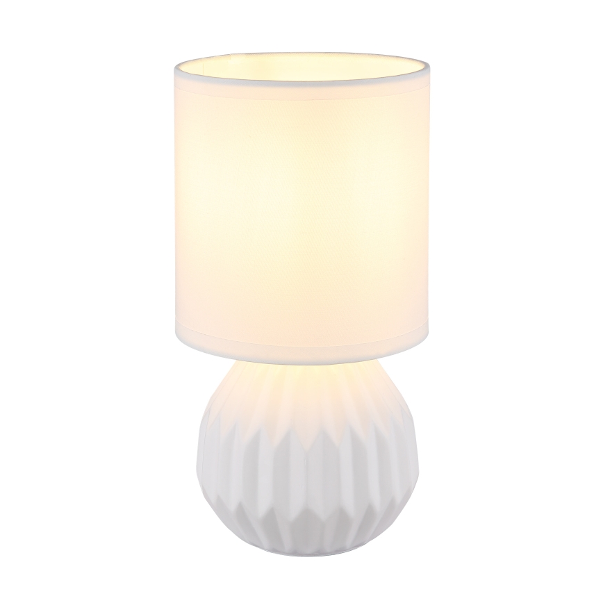 Globo - Candeeiro de mesa 1xE14/40W/230V branco