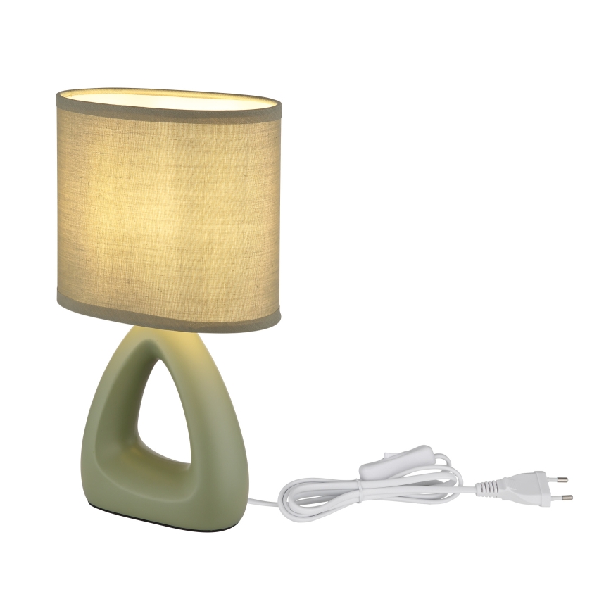 Globo - Candeeiro de mesa 1xE14/40W/230V verde