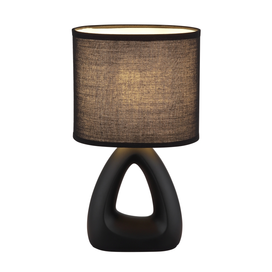 Globo - Candeeiro de mesa 1xE14/40W/230V preto