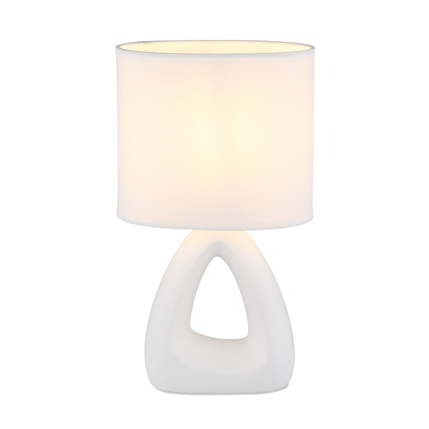 Globo - Candeeiro de mesa 1xE14/40W/230V branco