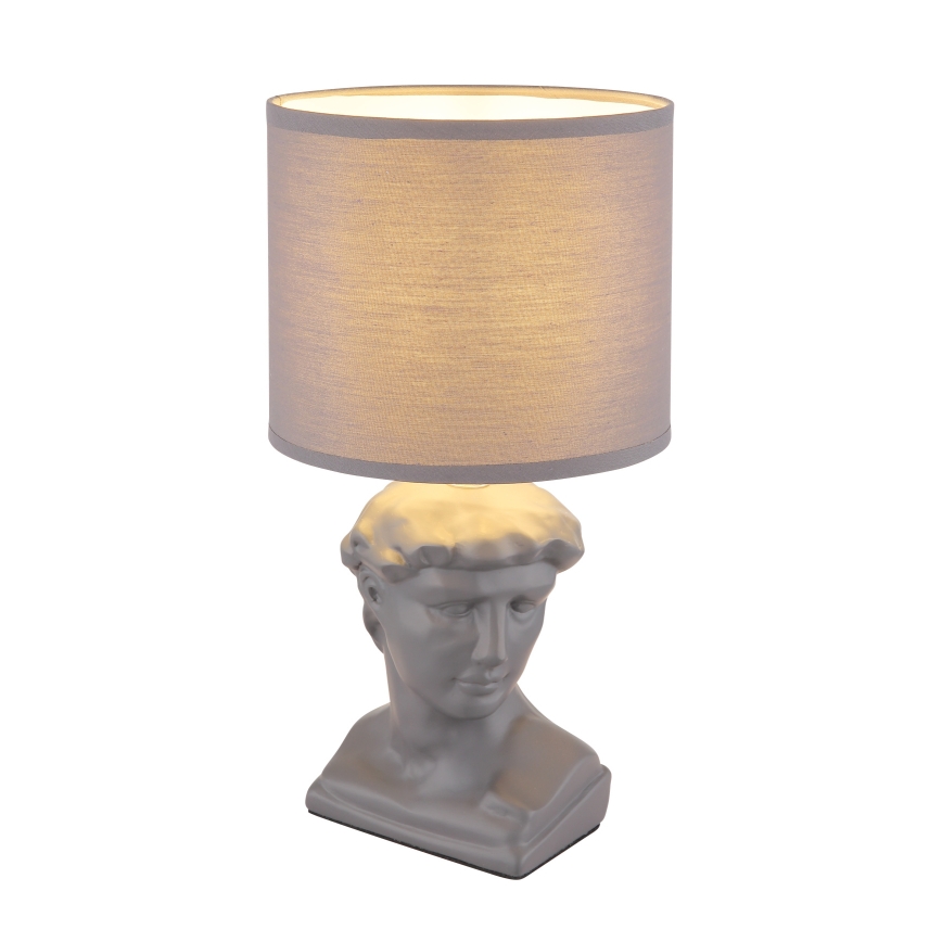 Globo - Candeeiro de mesa 1xE14/40W/230V cinzento