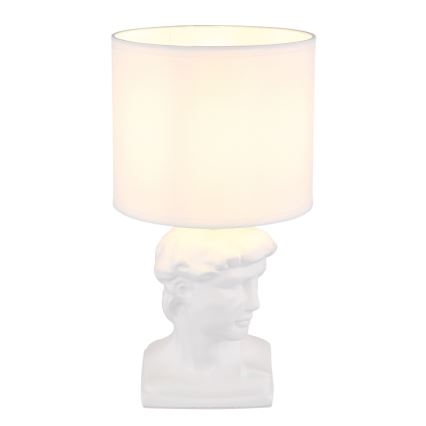 Globo - Candeeiro de mesa 1xE14/40W/230V branco