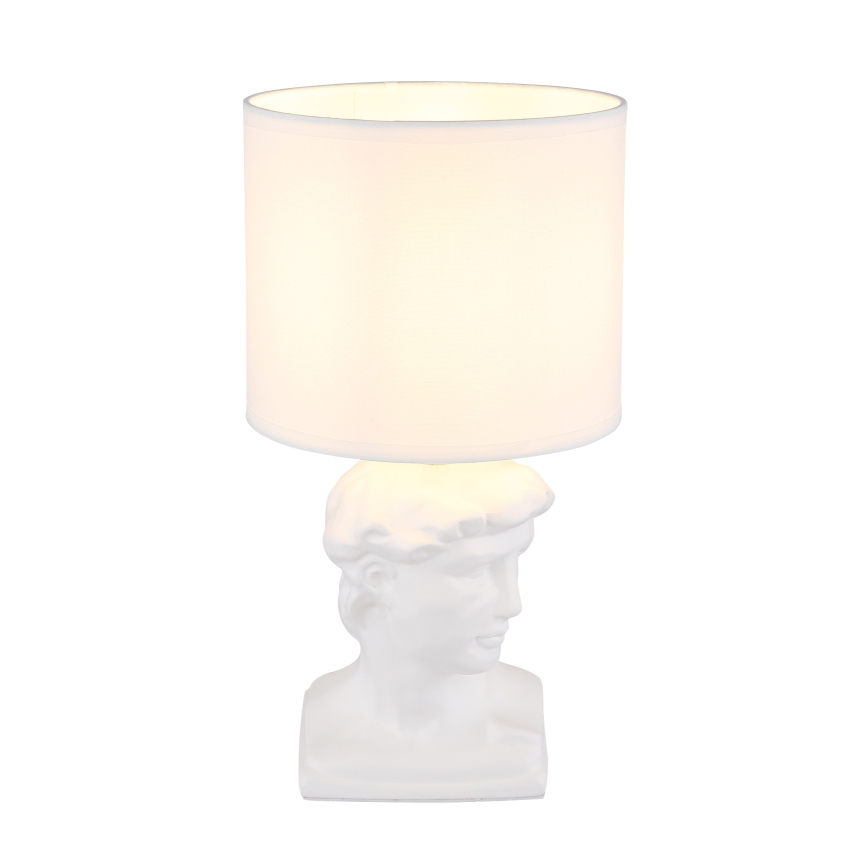 Globo - Candeeiro de mesa 1xE14/40W/230V branco