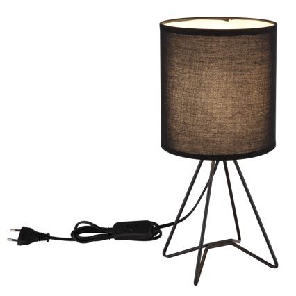 Globo - Candeeiro de mesa 1xE14/40W/230V preto