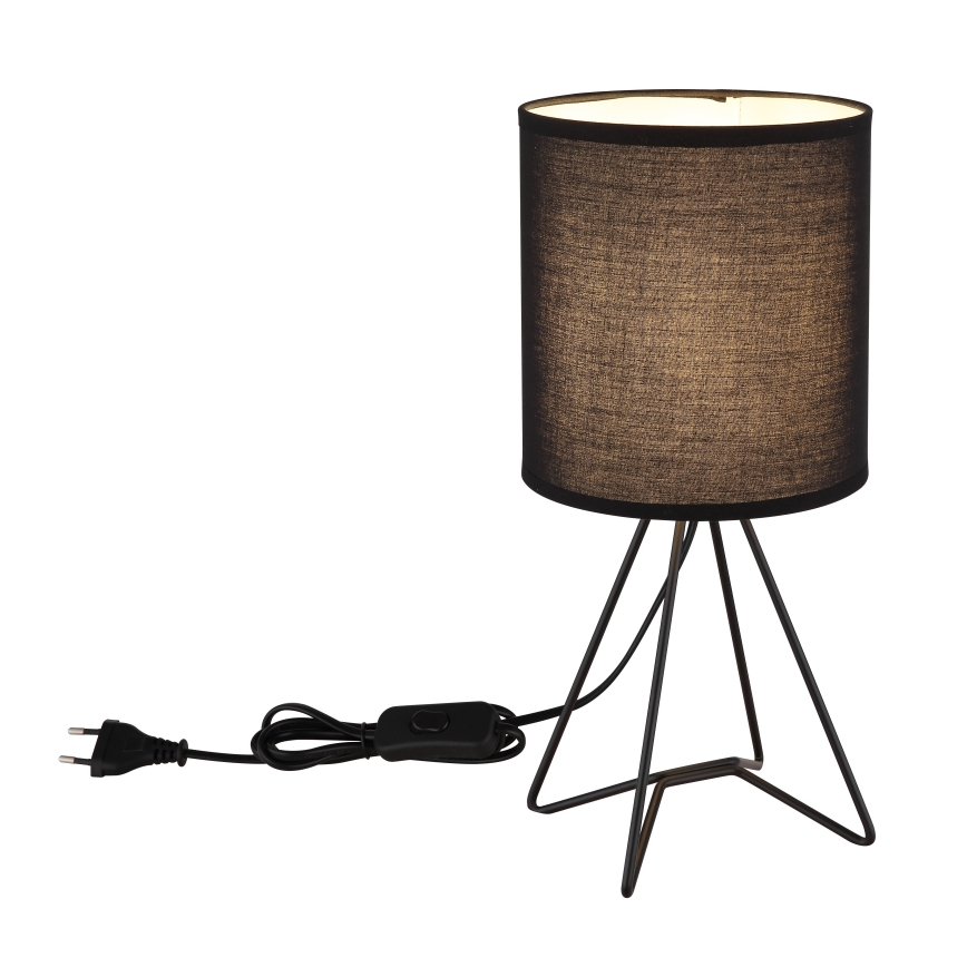 Globo - Candeeiro de mesa 1xE14/40W/230V preto