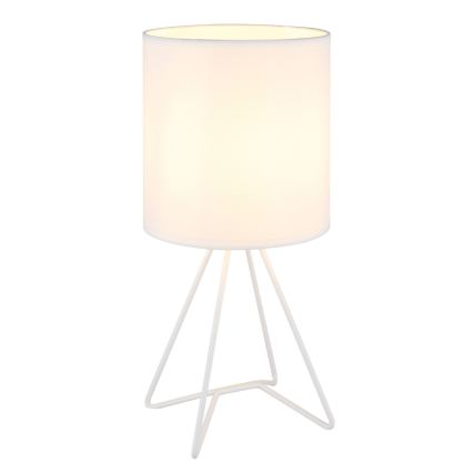 Globo - Candeeiro de mesa 1xE14/40W/230V branco
