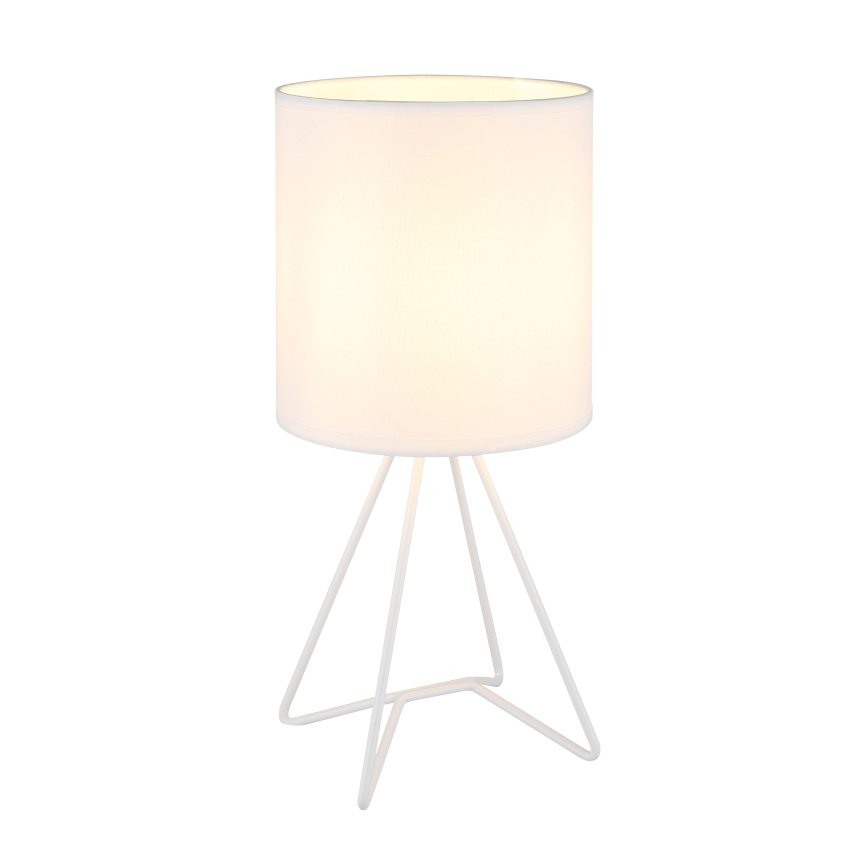 Globo - Candeeiro de mesa 1xE14/40W/230V branco