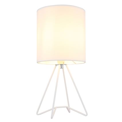 Globo - Candeeiro de mesa 1xE14/40W/230V branco