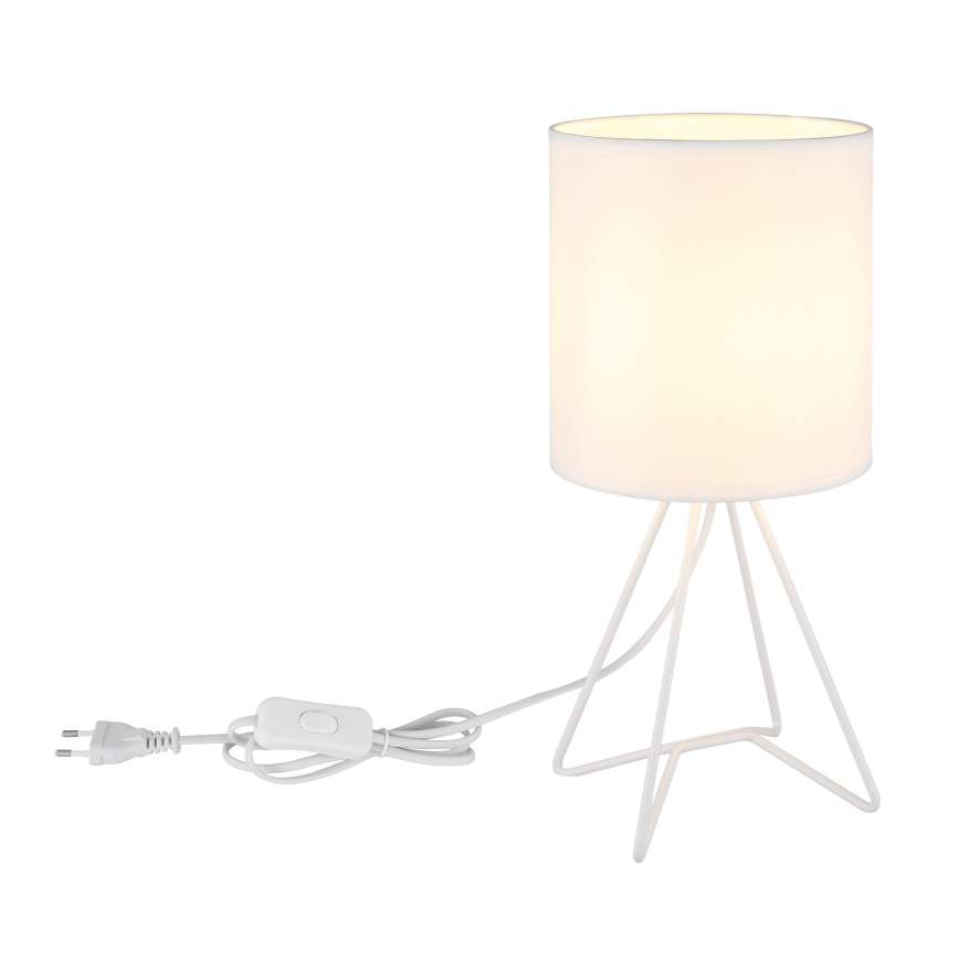 Globo - Candeeiro de mesa 1xE14/40W/230V branco