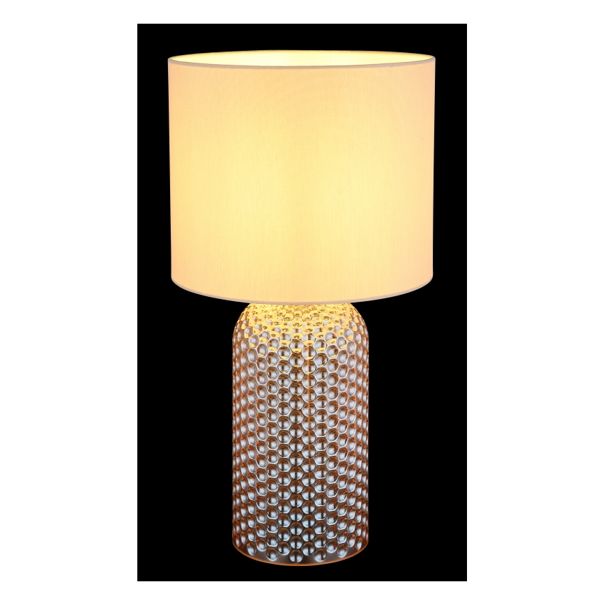 Globo - Candeeiro de mesa 1xE27/60W/230V bege