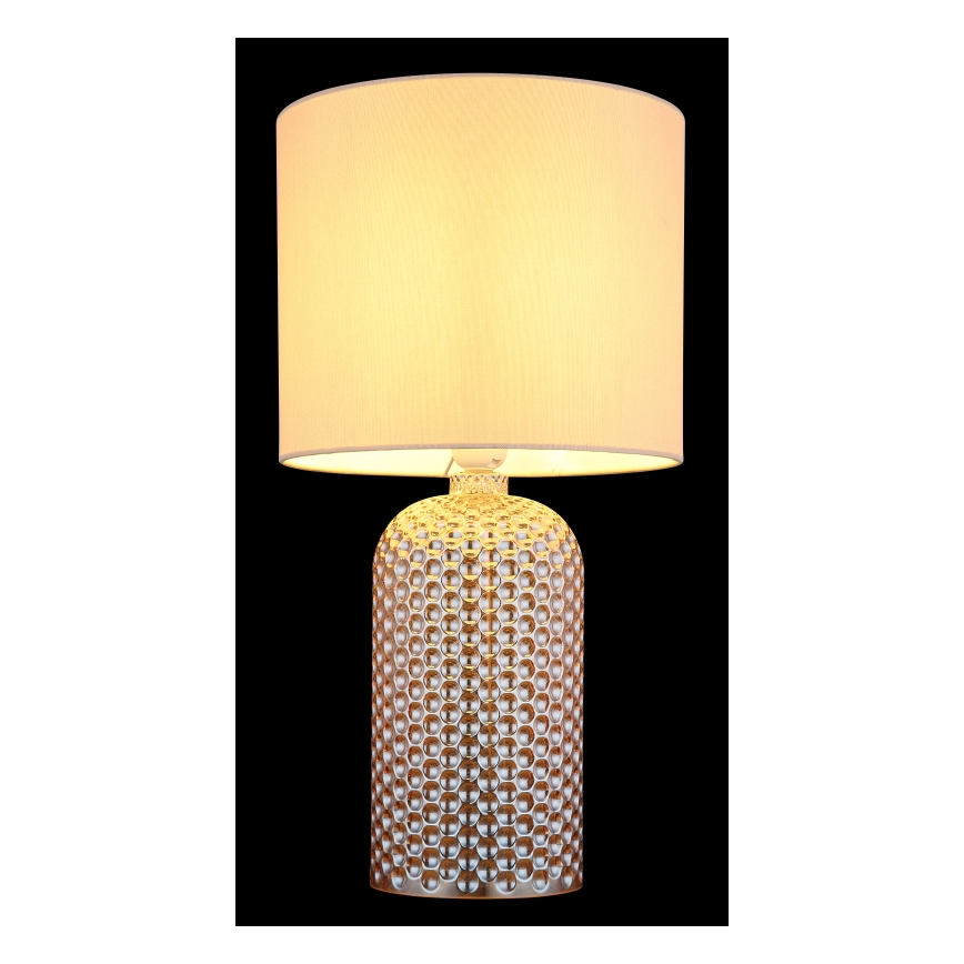 Globo - Candeeiro de mesa 1xE27/60W/230V bege