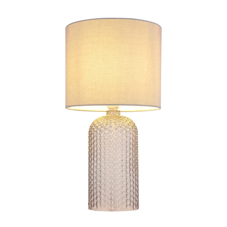 Globo - Candeeiro de mesa 1xE27/60W/230V cinzento