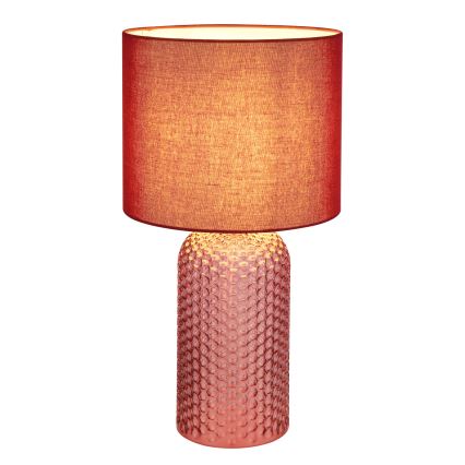 Globo - Candeeiro de mesa 1xE27/60W/230V vermelho