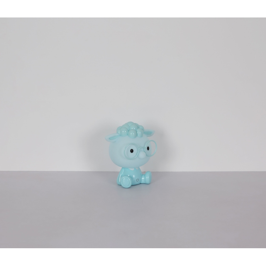 Globo - Lâmpada noturna infantil recarregável LED dimmerizável LED/1W/5V 500 mAh azul