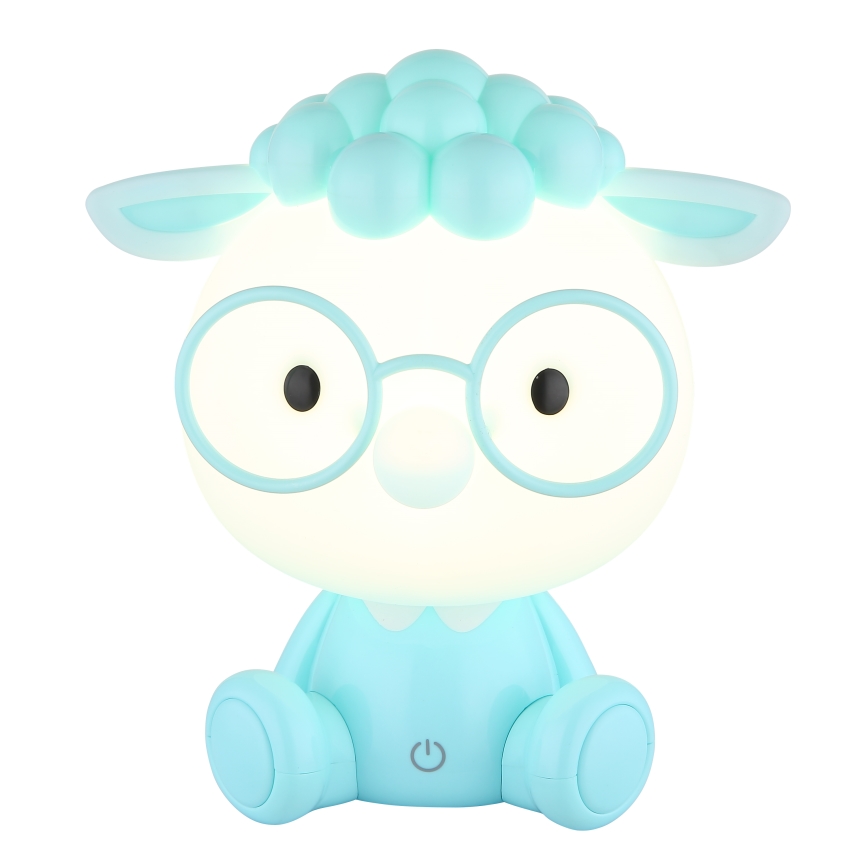 Globo - Lâmpada noturna infantil recarregável LED dimmerizável LED/1W/5V 500 mAh azul