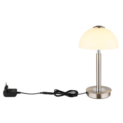 Globo - Candeeiro de mesa LED tátil regulável LED/7W/230V 3000K cromo mate