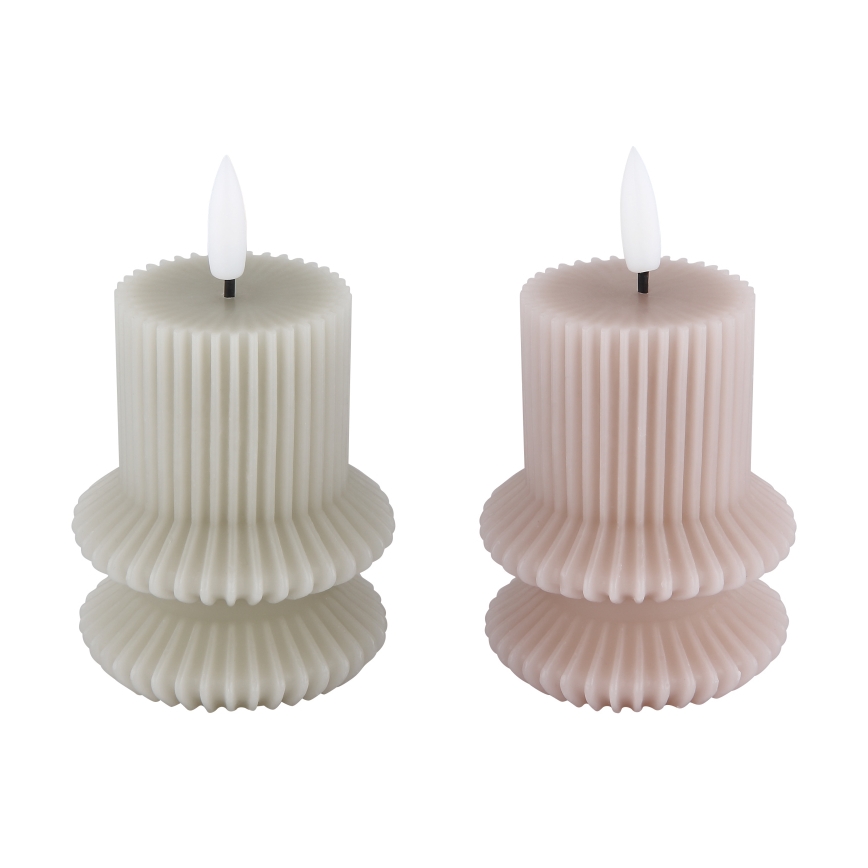 Globo - CONJUNTO 2x Vela LED LED/0,06W/3V 1xCR2032 210 mAh