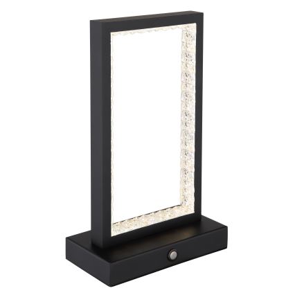 Globo - Lâmpada de mesa tátil LED regulável LED/3W/3,7V 2700K/4000K/6500K 1800 mAh USB preta