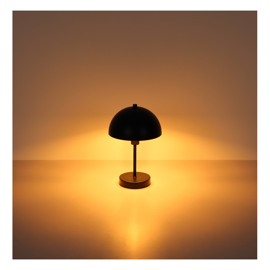 Globo - Candeeiro de mesa 1xE14/40W/230V preto