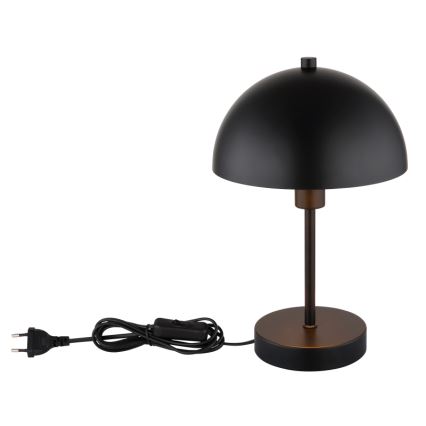 Globo - Candeeiro de mesa 1xE14/40W/230V preto
