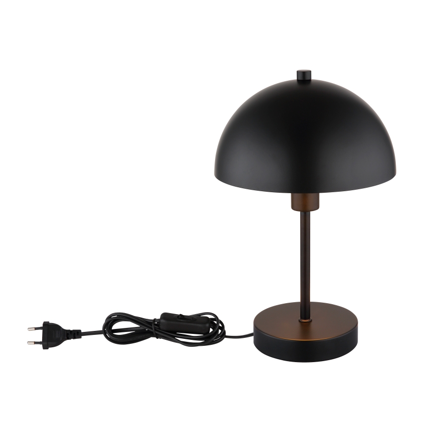 Globo - Candeeiro de mesa 1xE14/40W/230V preto