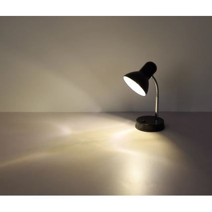 Globo - Candeeiro de mesa 1xE27/40W/230V preto
