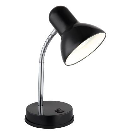 Globo - Candeeiro de mesa 1xE27/40W/230V preto
