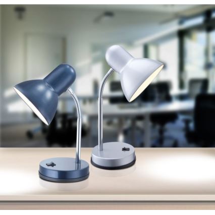 Globo - Candeeiro de mesa 1xE27/40W/230V azul