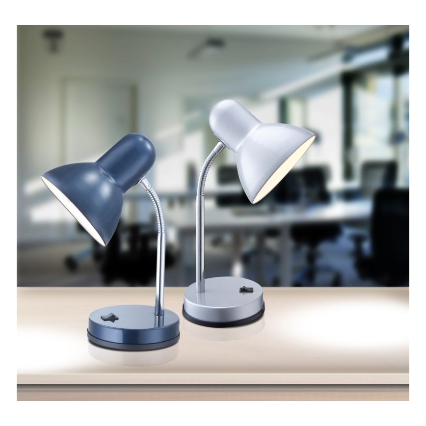 Globo - Candeeiro de mesa 1xE27/40W/230V azul