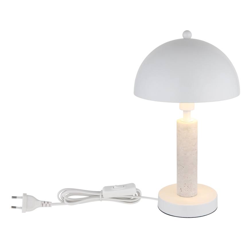 Globo - Candeeiro de mesa 1xE14/40W/230V branco