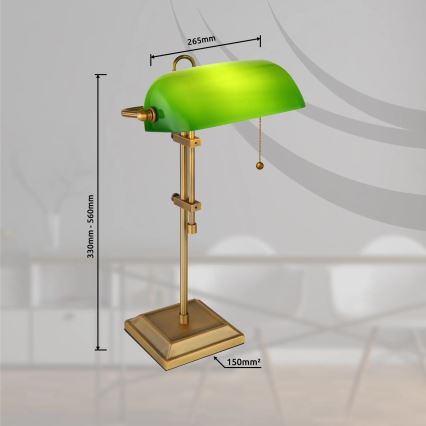 Globo - Candeeiro de mesa 1xE27/40W/230V