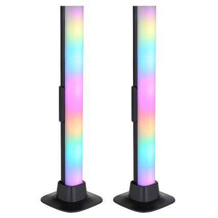 Globo RGB- CONJUNTO 2x Candeeiros de mesa  LED RGB com regulação 2em1 LED/2W/5V USB Wi-Fi Tuya