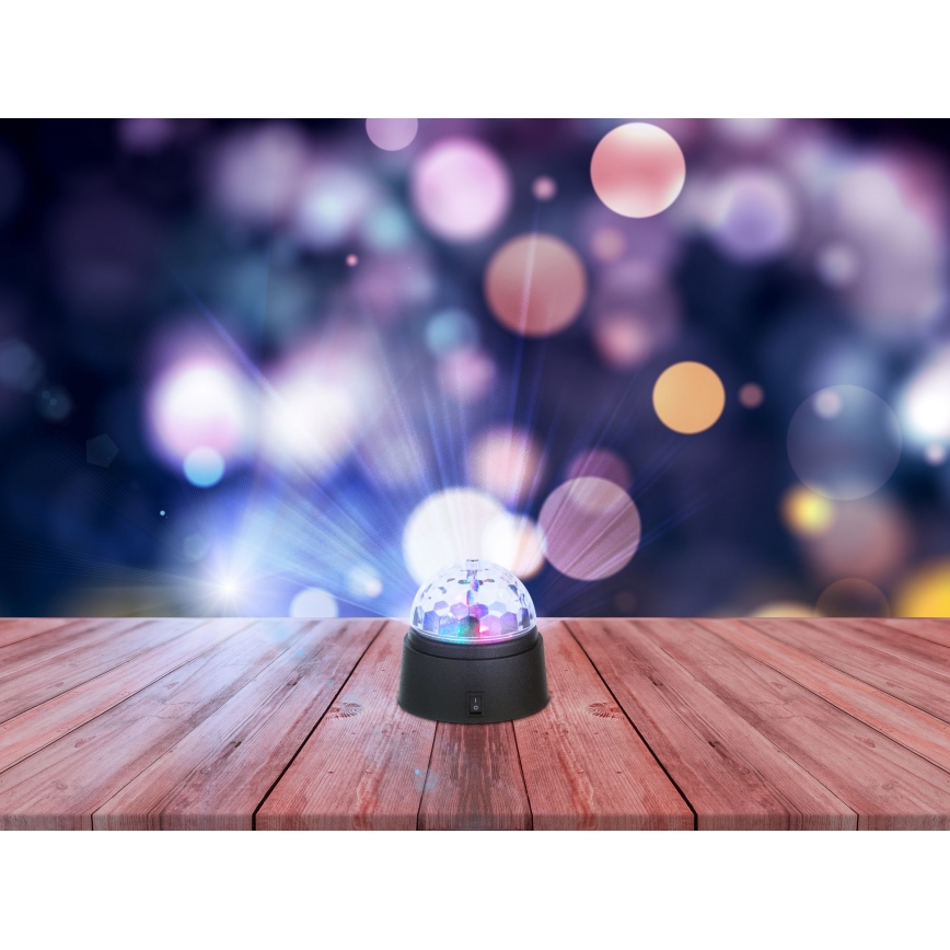 Globo - Lâmpada decorativa LED DISCO 6xLED/0.06W/3xAA