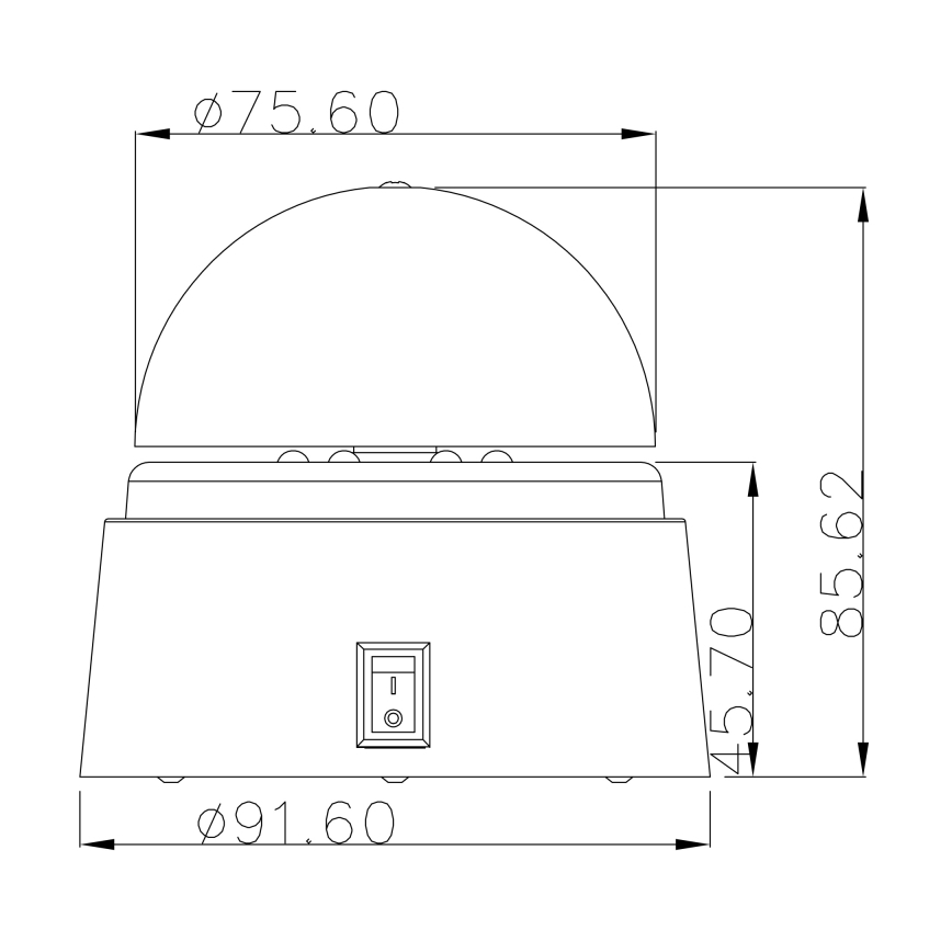 Globo - Lâmpada decorativa LED DISCO 6xLED/0.06W/3xAA