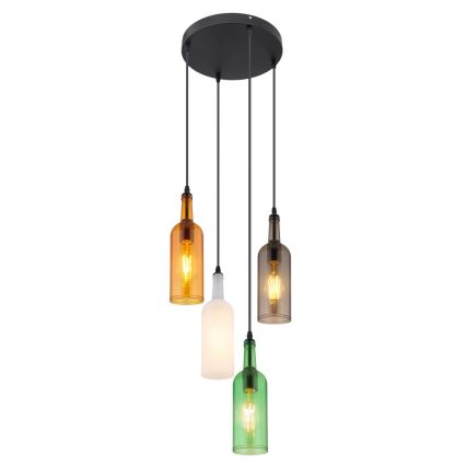 Globo - Candelabro suspenso 4xE27/8W/230V