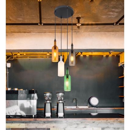 Globo - Candelabro suspenso 4xE27/8W/230V