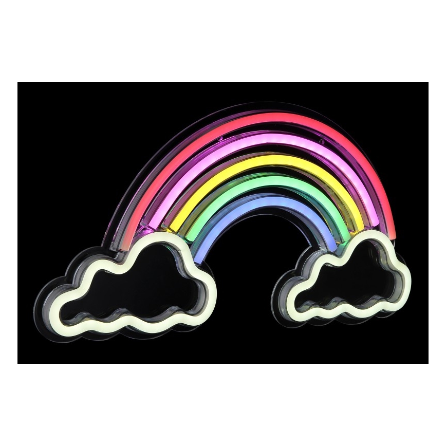 Globo - Decoração de parede LED Neon LED/3W/USB arco-íris