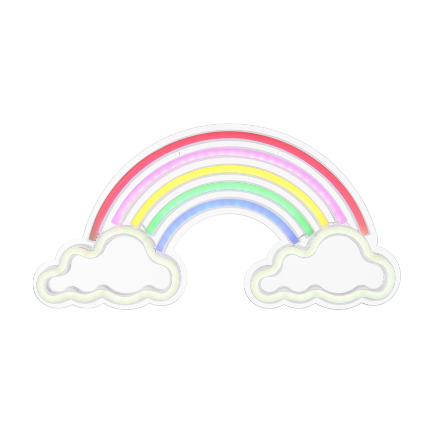 Globo - Decoração de parede LED Neon LED/3W/USB arco-íris