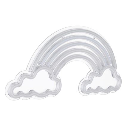 Globo - Decoração de parede LED Neon LED/3W/USB arco-íris