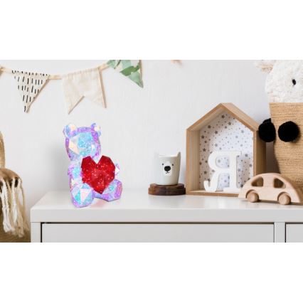 Globo - Decoração de mesa LED LED/6W/5V USB urso