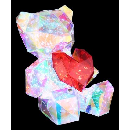 Globo - Decoração de mesa recarregável LED dimmerizável LED/3W/5V 1200 mAh urso