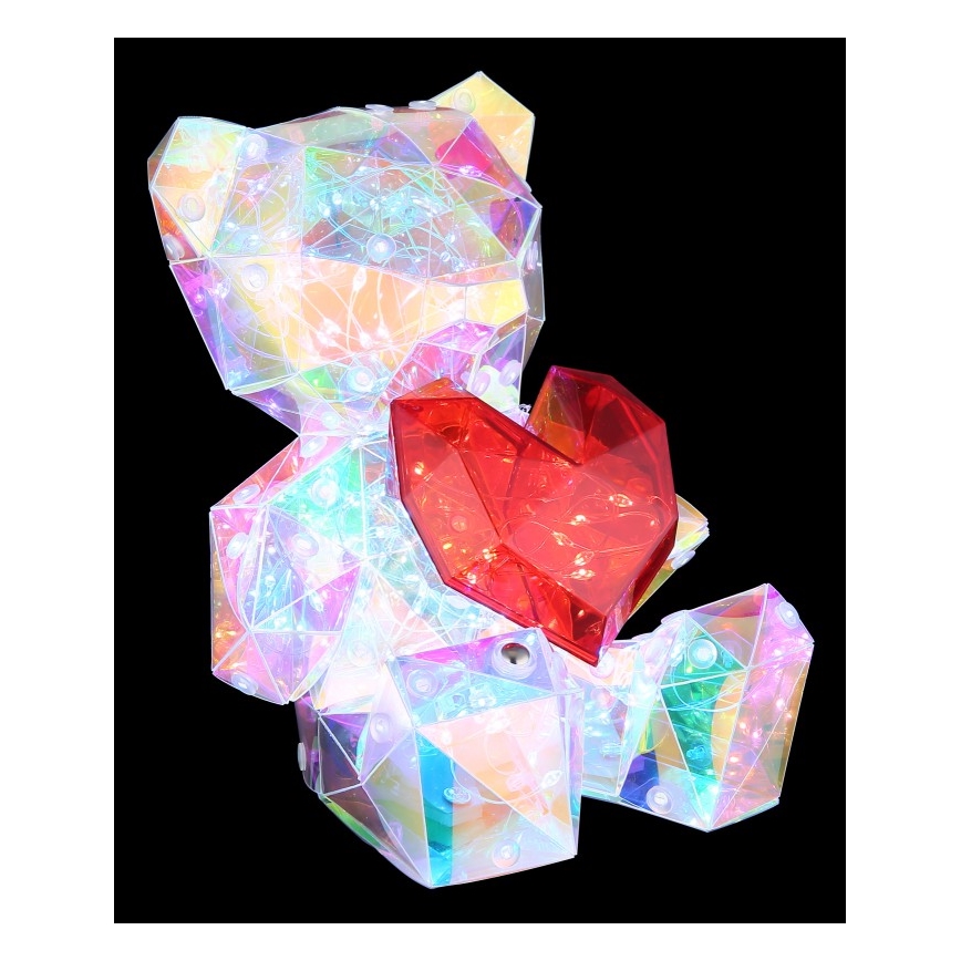 Globo - Decoração de mesa recarregável LED dimmerizável LED/3W/5V 1200 mAh urso