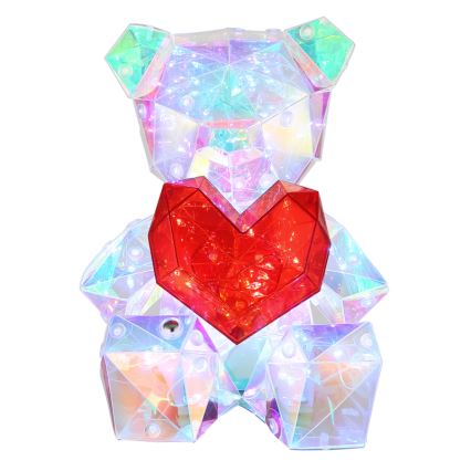 Globo - Decoração de mesa recarregável LED dimmerizável LED/3W/5V 1200 mAh urso