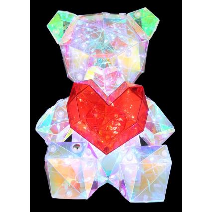 Globo - Decoração de mesa recarregável LED dimmerizável LED/3W/5V 1200 mAh urso