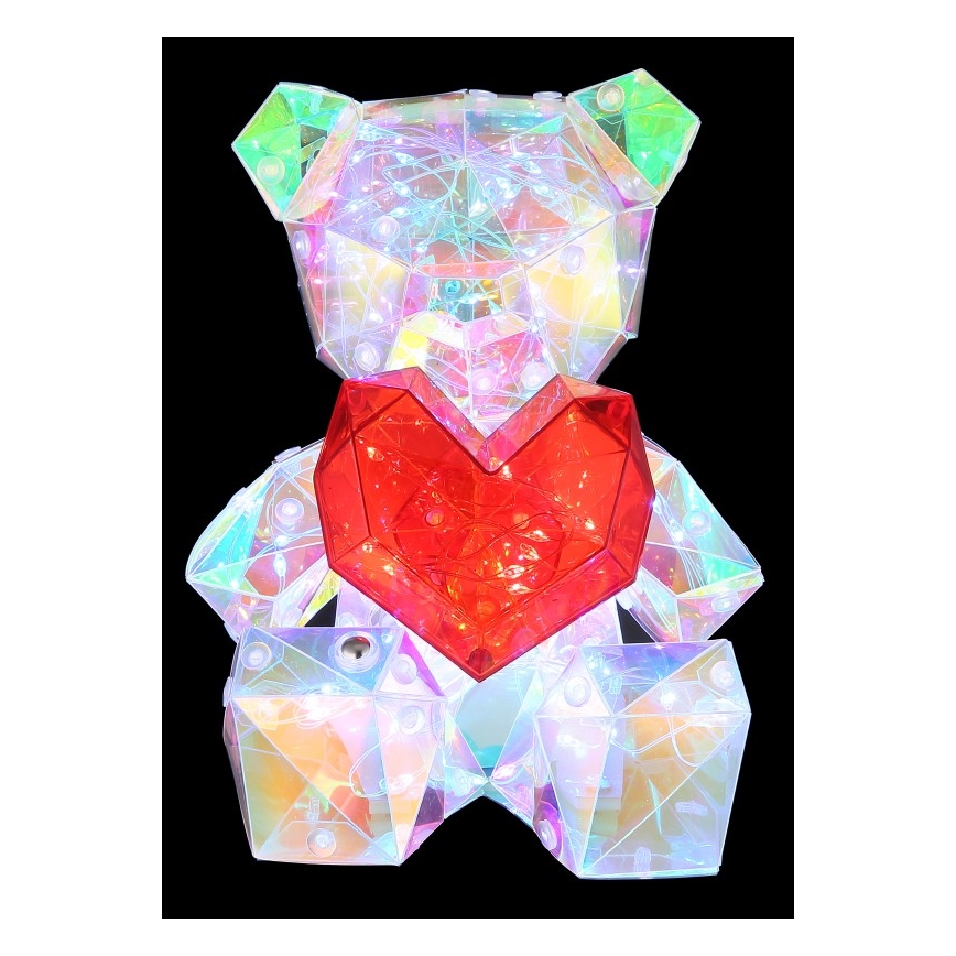 Globo - Decoração de mesa recarregável LED dimmerizável LED/3W/5V 1200 mAh urso