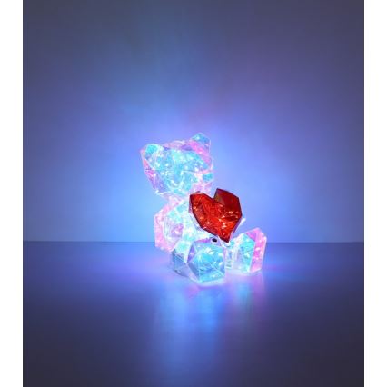 Globo - Decoração de mesa recarregável LED dimmerizável LED/3W/5V 1200 mAh urso