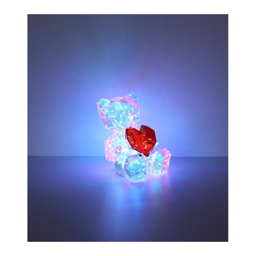 Globo - Decoração de mesa recarregável LED dimmerizável LED/3W/5V 1200 mAh urso